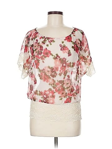 Wet Seal Short Sleeve Blouse