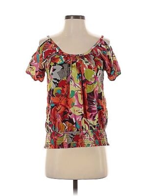 Wet Seal Short Sleeve Blouse