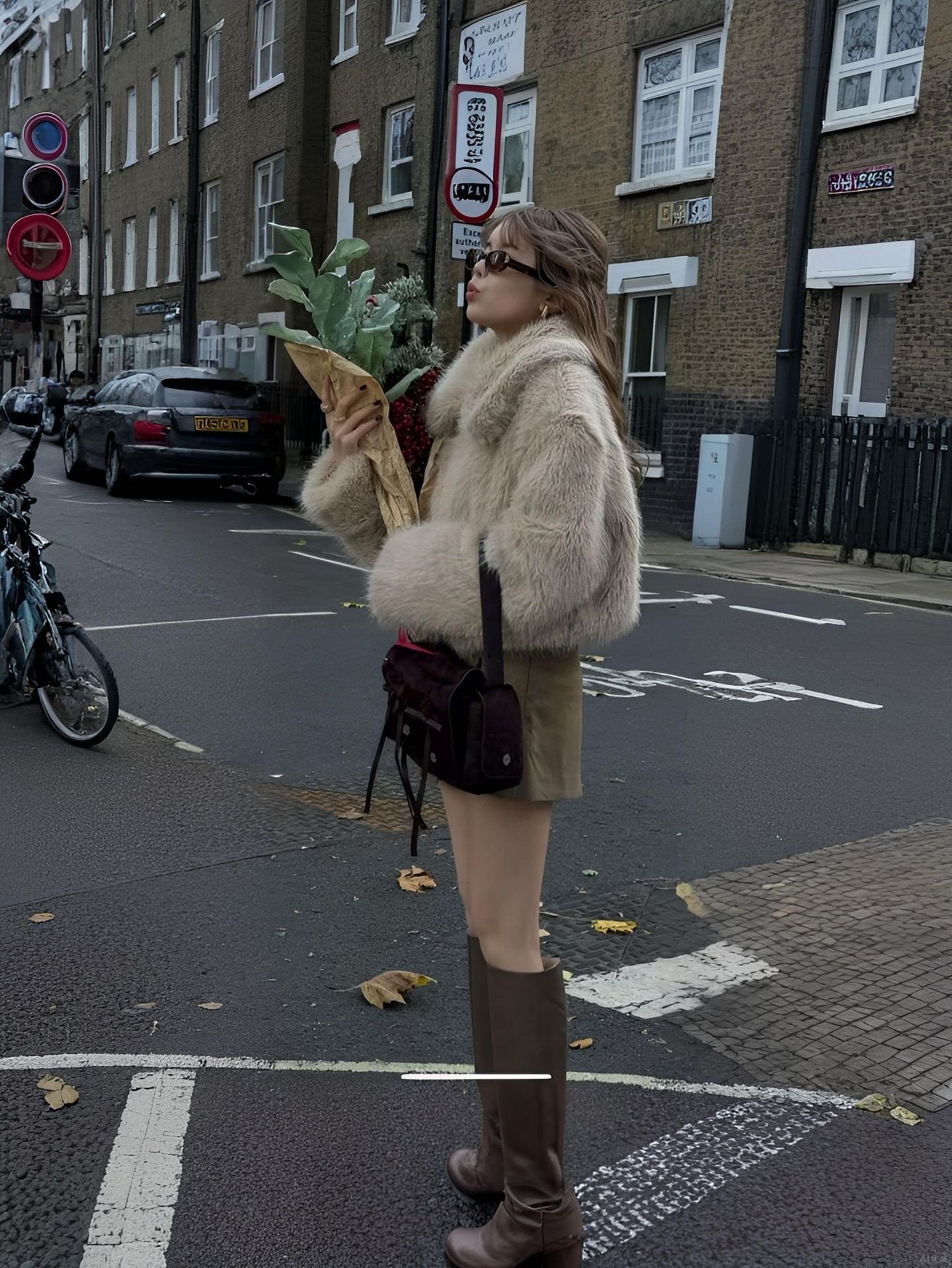 Short Coat Women's Faux Fur - Image 8
