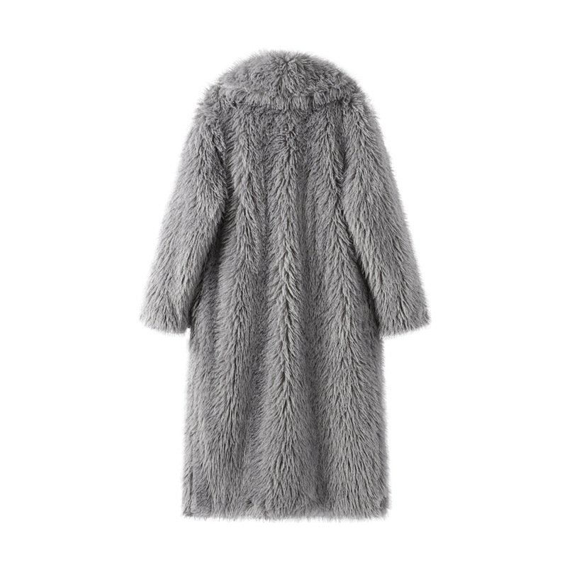 Women's Mid-length Coat Suit-collar Overcoat Extra-thick - The Wet Seal - Image 3